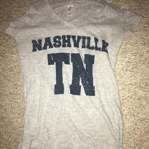V Neck Nashville TN T Shirt